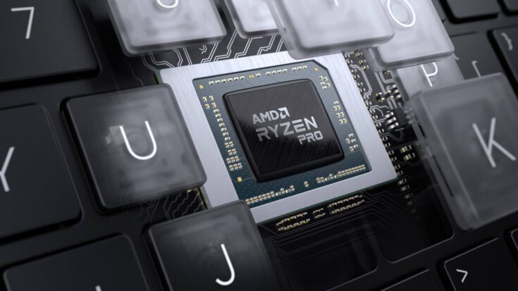 AMD представила 6-нм мобильные процессоры Ryzen PRO 6000 с архитектурой Zen 3+