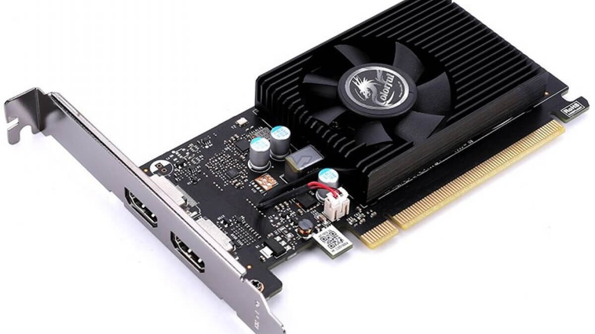 Colorful представила GeForce GT 1010 с памятью DDR4 и TDP всего 20 Вт